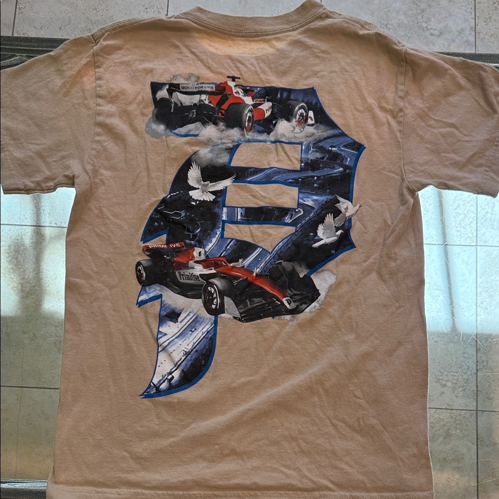 Primitive Tan Logo Tee - Picture 3 of 3